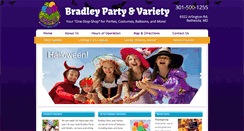 Desktop Screenshot of partyandvariety.com